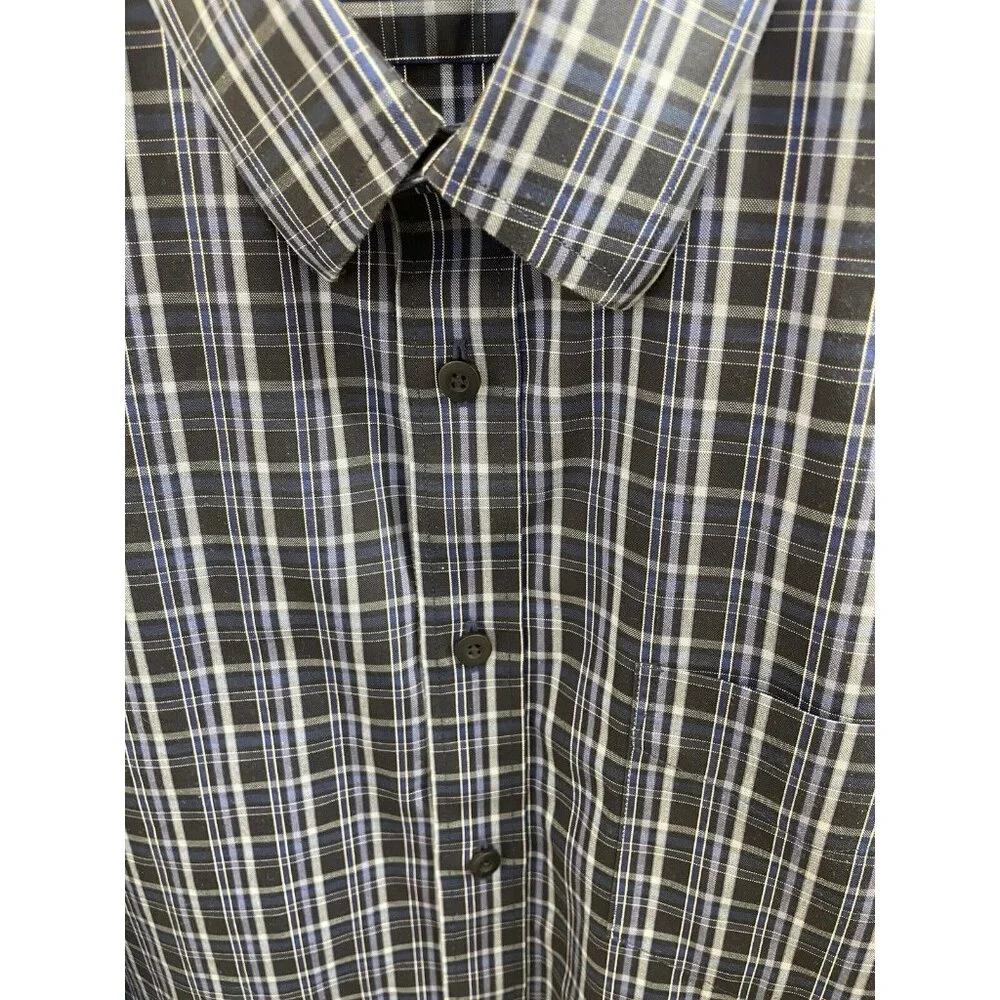 Men's Slim Fit M Untuck It Button Down Wrinkle Free, 100% Cotton Shirt - Picture 4 of 10